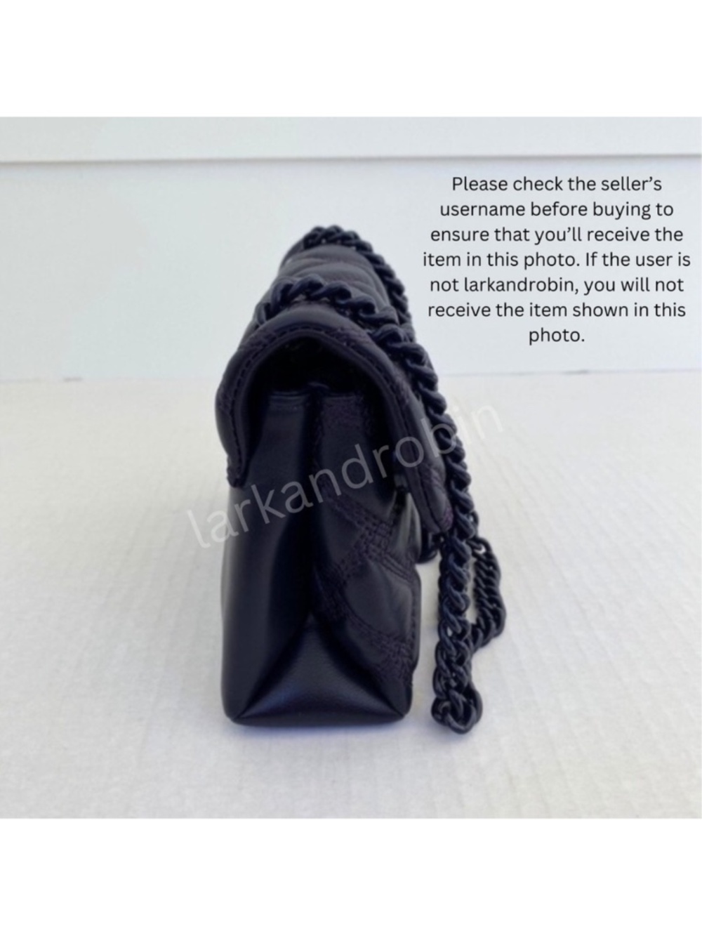 NEW Kurt Geiger Leather Mini Kensington Drench Bag Purple - Picture 3 of 11